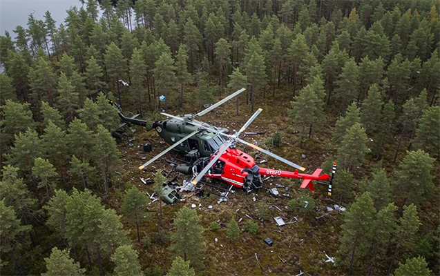 İki helikopter toqquşdu - 5 nəfər öldü