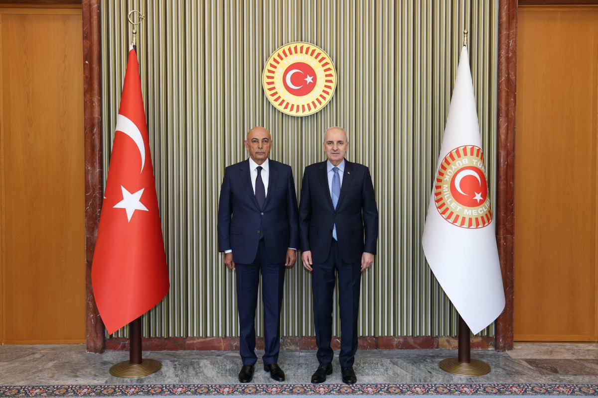 Numan Kurtulmuş Ədalət Vəliyevi qəbul etdi - FOTO