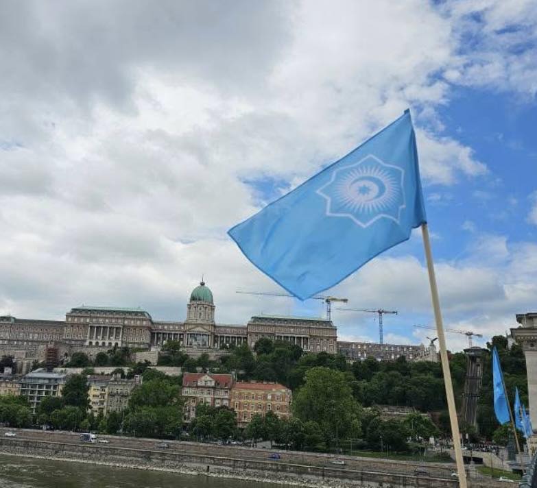 Göy bayraq Budapeşt göylərində!