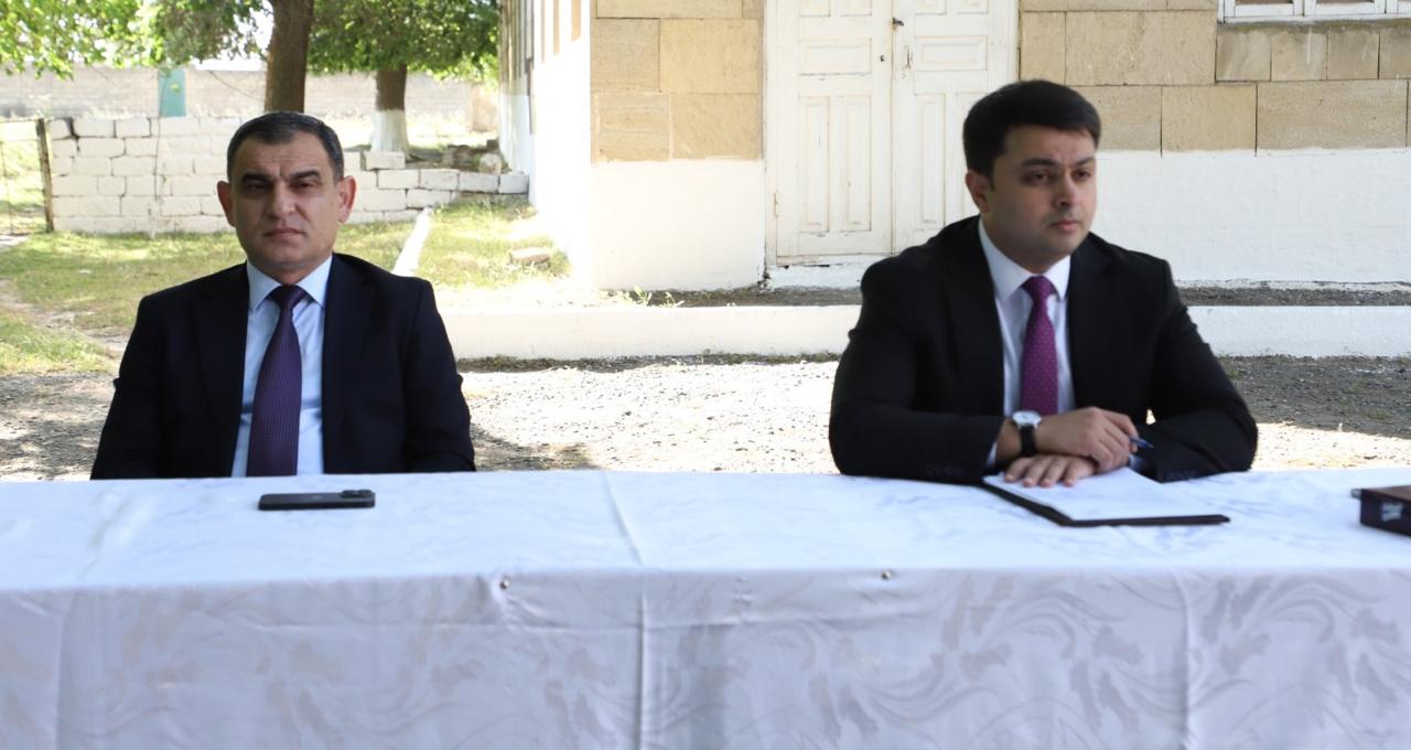 Neftçalanın icra başçısı səyyar görüş keçirib - FOTOLAR 