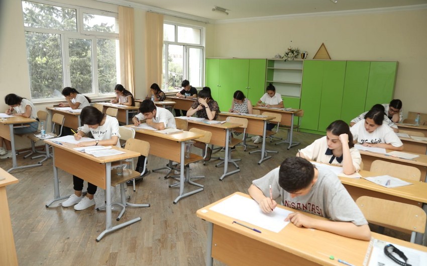 II və III qruplar imtahan VERİB