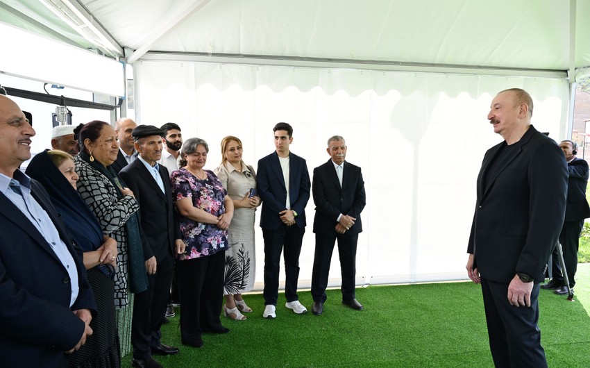 Bərpa edilmiş şəhər və kəndlərimizin sayı 15-ə çatıb - Prezident