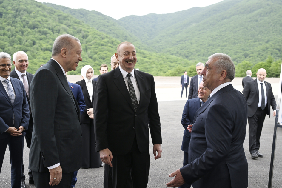 Prezidentlər Kəlbəcər-Laçın yolunda - FOTOLAR
