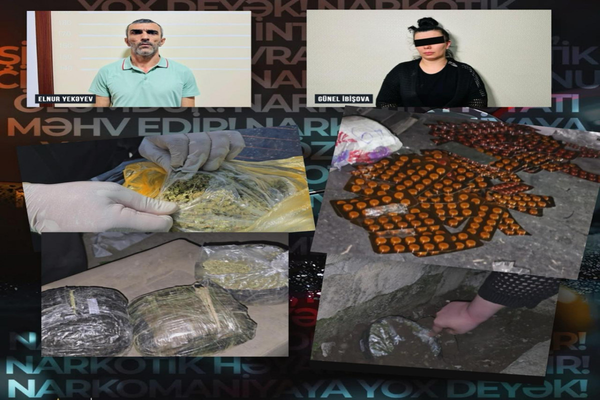 Külli miqdarda narkotikin satışının qarşısı alındı - VİDEO