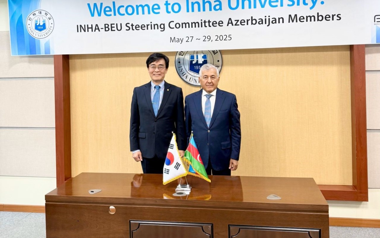 Koreyada BMU və İNHA Universitetinin rektorları arasında görüş keçirilib - FOTOLAR