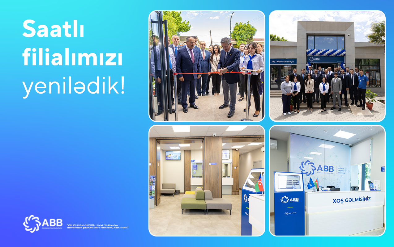 ABB-nin Saatlı filialı yenilənib