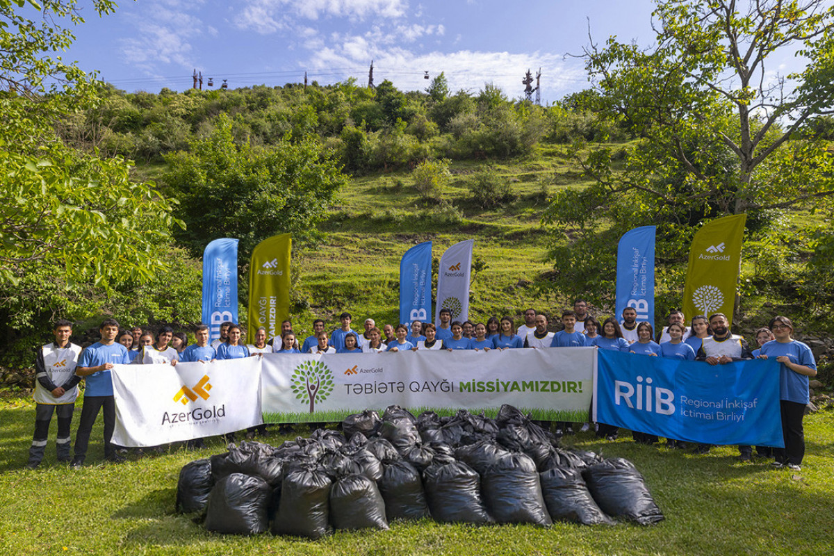 “AzerGold” və RİİB Daşkəsəndə ekoloji tədbirlər keçirib - FOTO