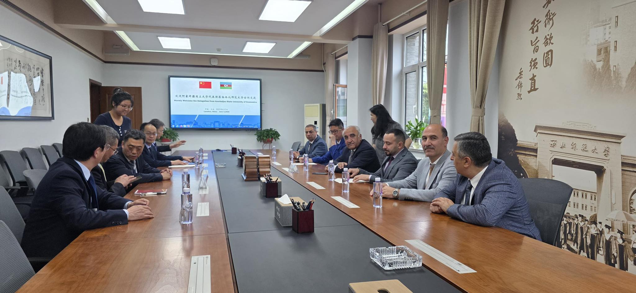 UNEC-in rektoru Çində səfərdədir - FOTOLAR