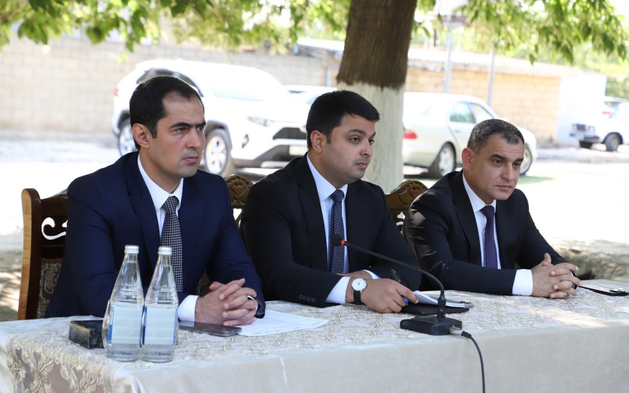 Neftçalanın icra başçısı səyyar görüş keçirib - FOTOLAR