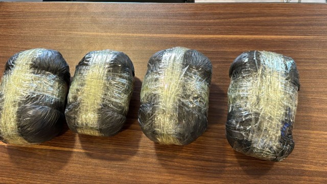 Polis 17 kiloqram narkotik aşkarladı