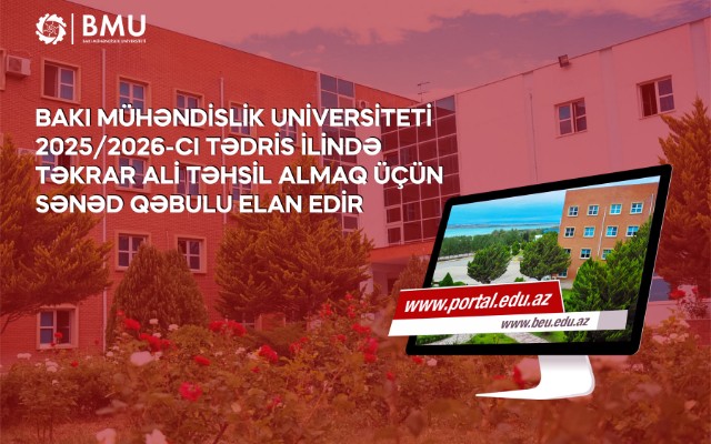 BMU-da 39 ixtisas üzrə təkrar ali təhsil almaq imkanı