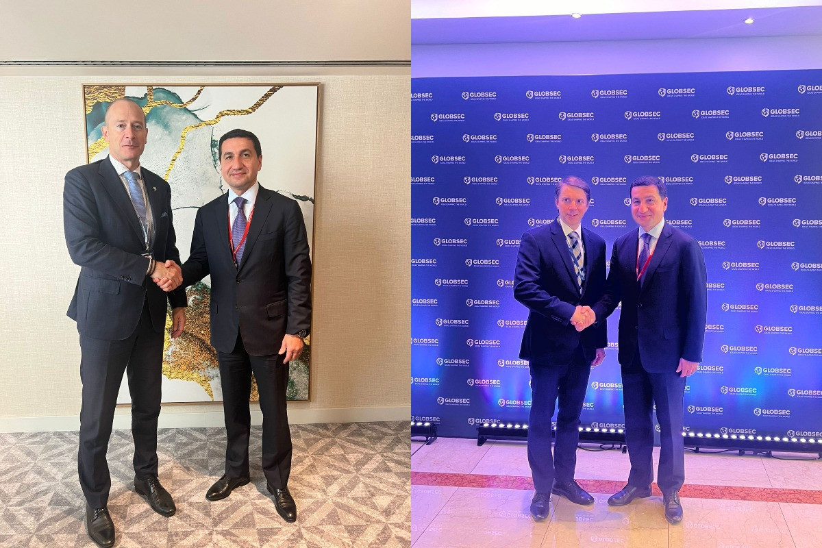 Hikmət Hacıyev Çexiya rəsmiləri ilə görüşdü