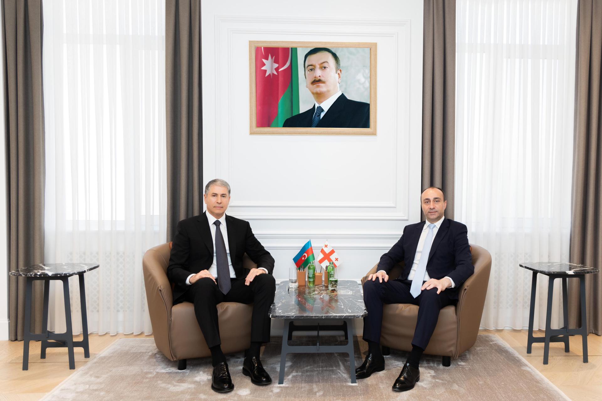 Gürcüstanın daxili işlər naziri Bakıya gəldi - FOTO