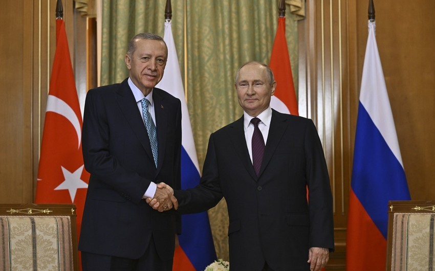 Ərdoğan Putinlə müzakirə apardı