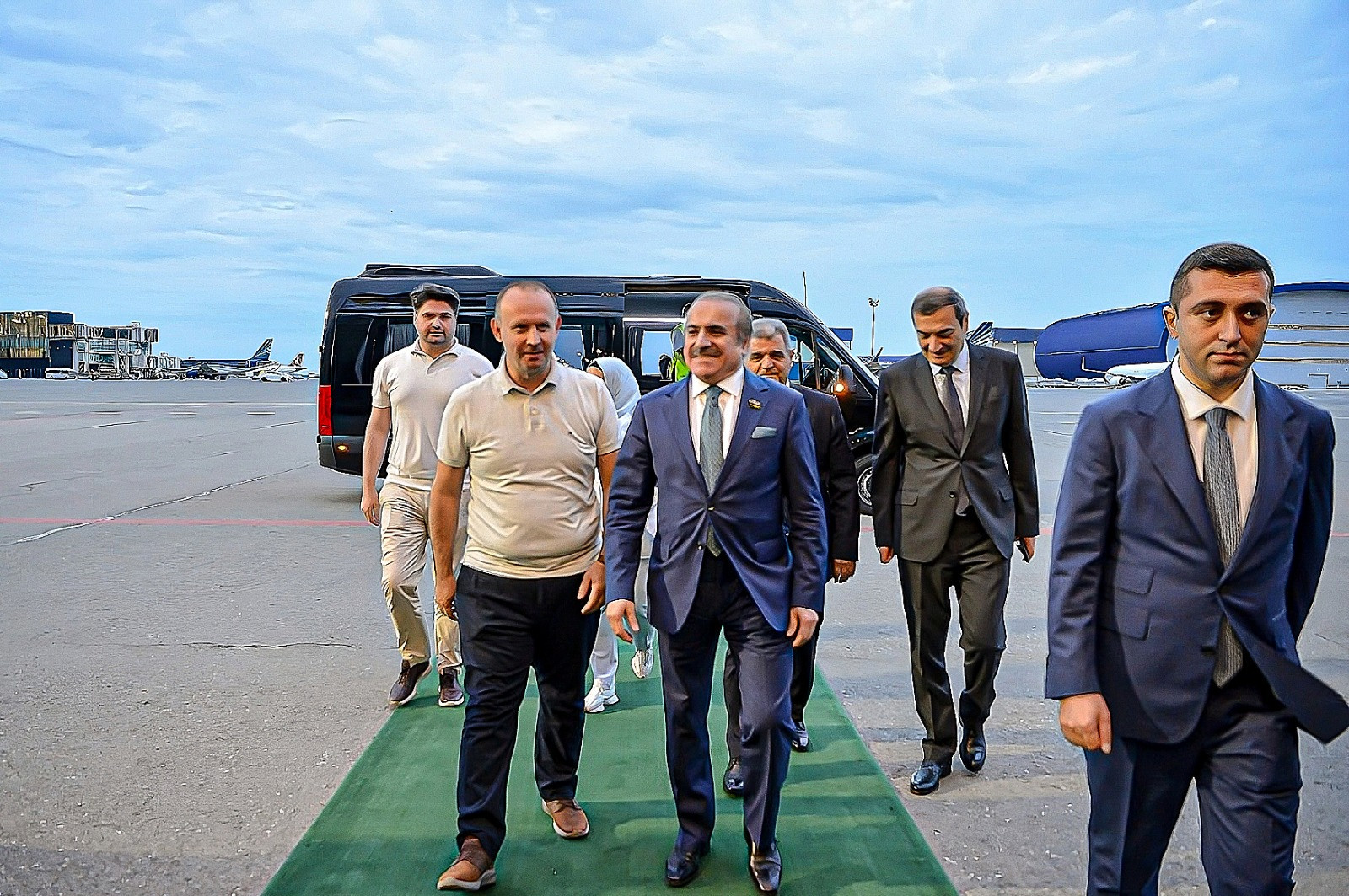 Şimali Makedoniya Parlamentinin sədri Bakıya gəldi - FOTO