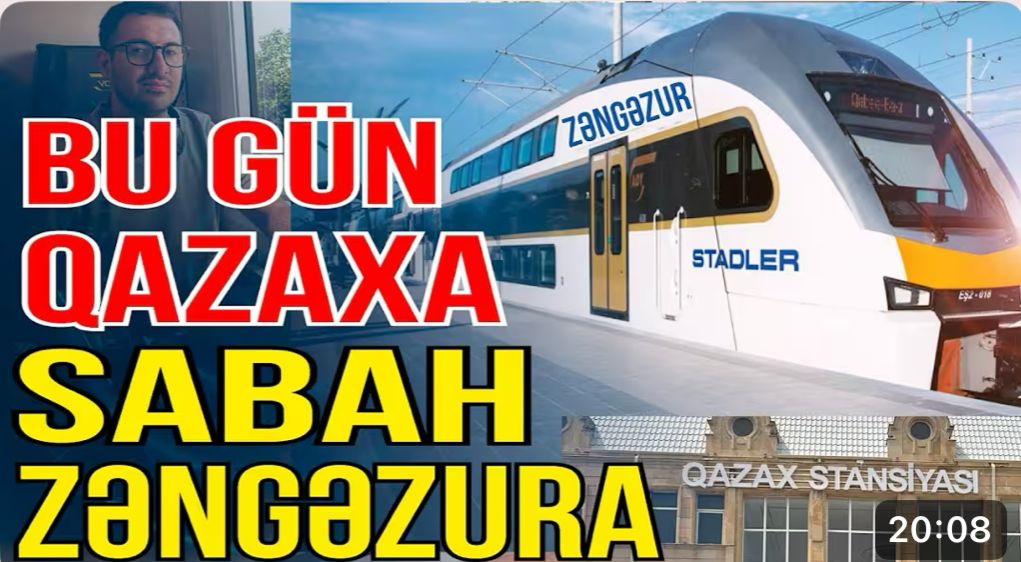 Bu gün Qazaxa, sabah Zəngəzura... - Qatarla səyahətdən REPORTAJ