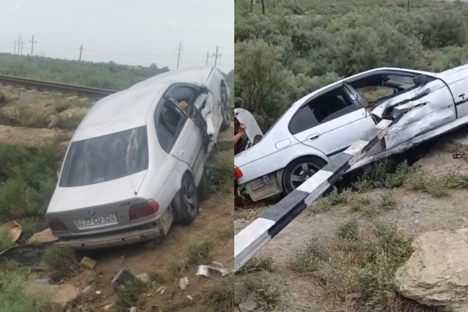 Saatlıda yol qəzası: İki nəfər yaralandı