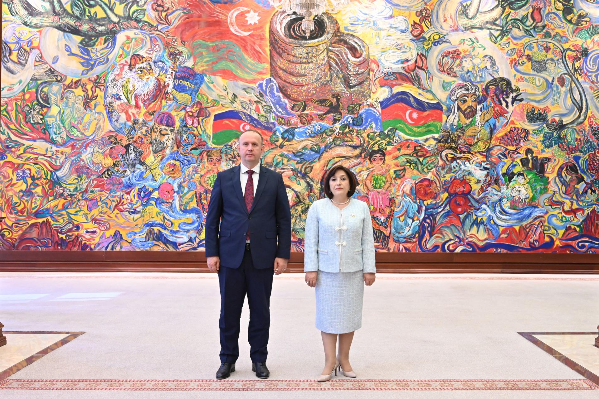 Sahibə Qafarova həmkarı ilə görüşdü - FOTO