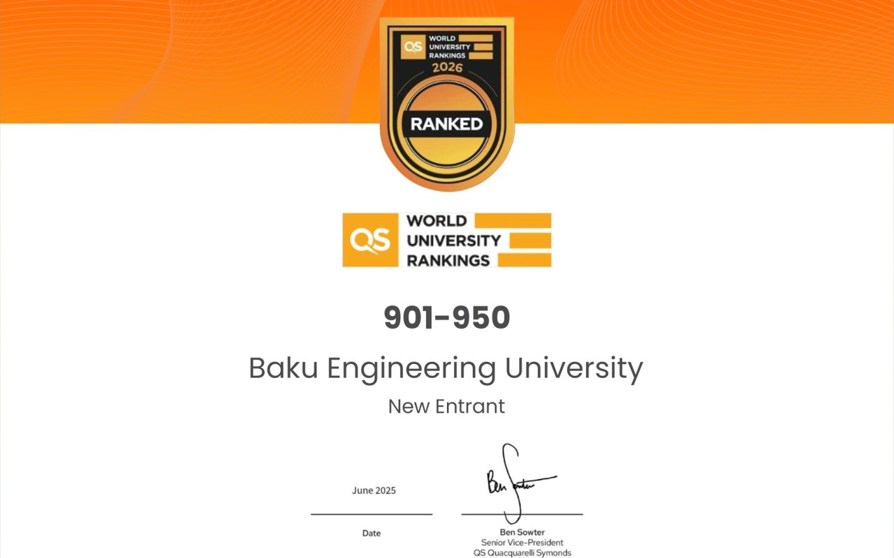 BMU dünyanın 1000 ən yaxşı universiteti sırasına daxil olub