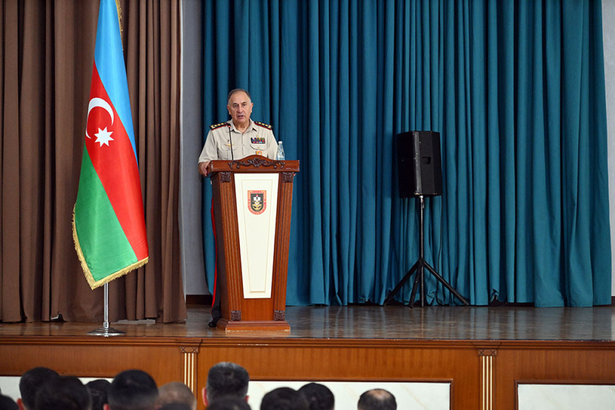 Kərim Vəliyev Heydər Əliyev adına Hərbi İnstitutda - FOTO