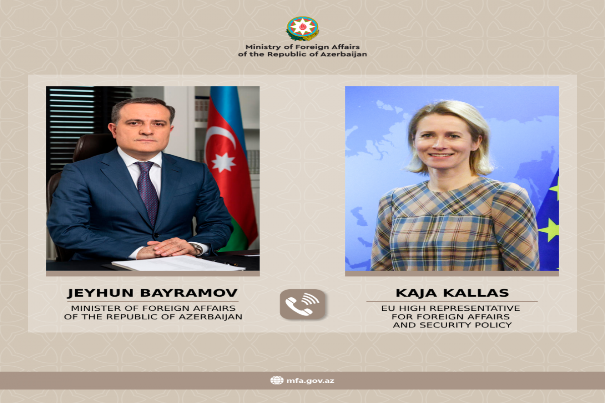 Kaya Kallas Ceyhun Bayramovla Azərbaycanın rolundan danışdı