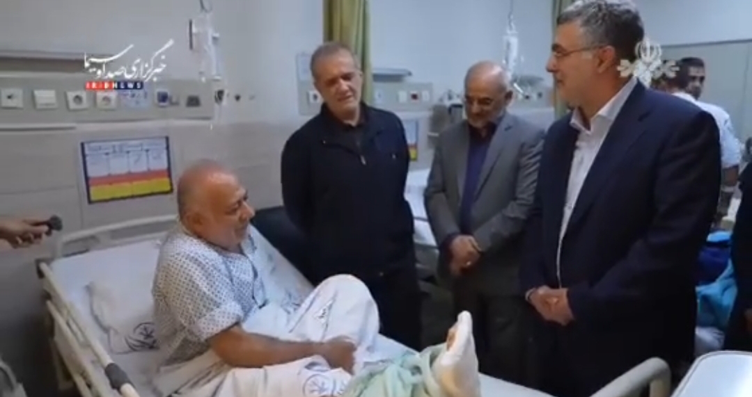 Pezeşkian Tehran xəstəxanasında - GÖRÜNTÜLƏR