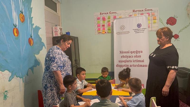 İctimai Birlik xüsusi qayğıya ehtiyacı olan uşaqlarla bağlı layihəni başa vurdu