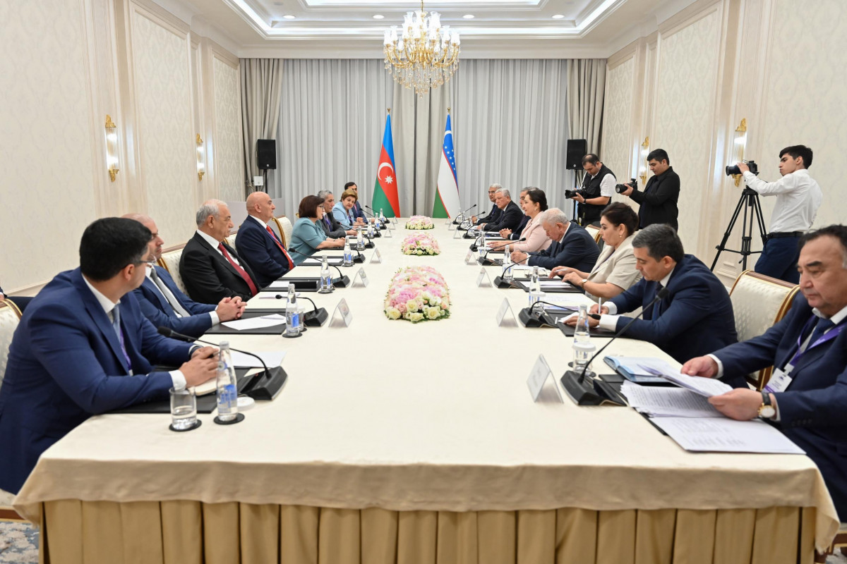 Sahibə Qafarova Özbəkistan Ali Məclisi Senatının sədri ilə görüşdü - FOTO