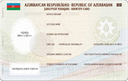 Azərbaycanda şəxsiyyət vəsiqəsinin forması DƏYİŞDİRİLİR
