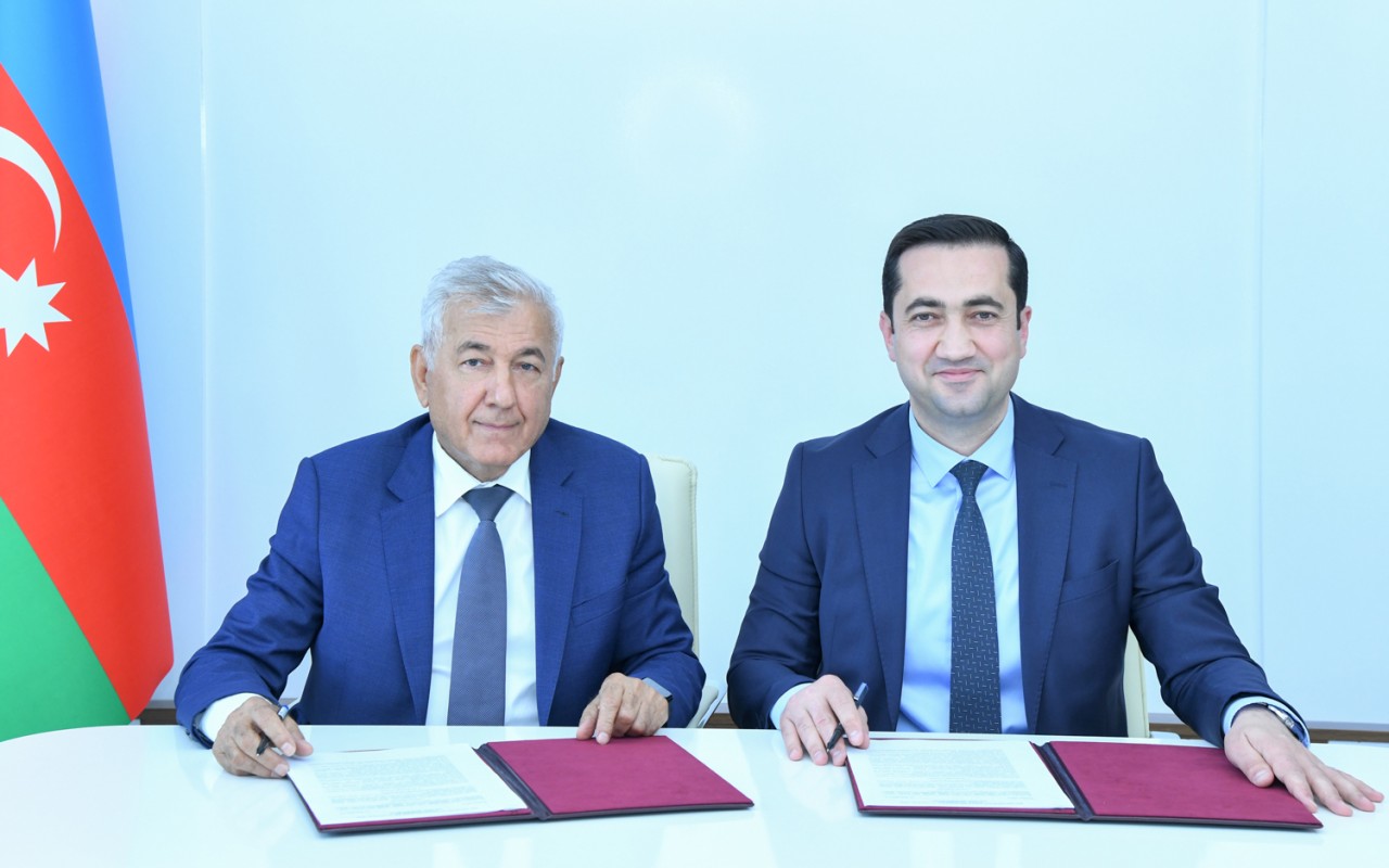 BMU ilə “ATS Food” şirkəti arasında memorandum imzalanıb - FOTOLAR