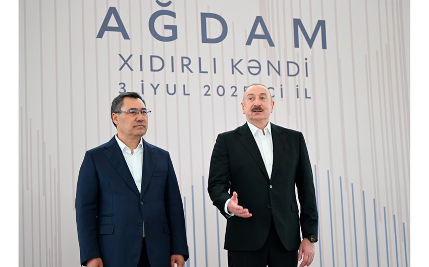 Bu, qırğız xalqının qəlbindən, ürəyindən gələn köməkdir - İlham Əliyev