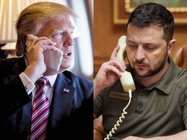 Trampla Zelenski telefonla danışdı