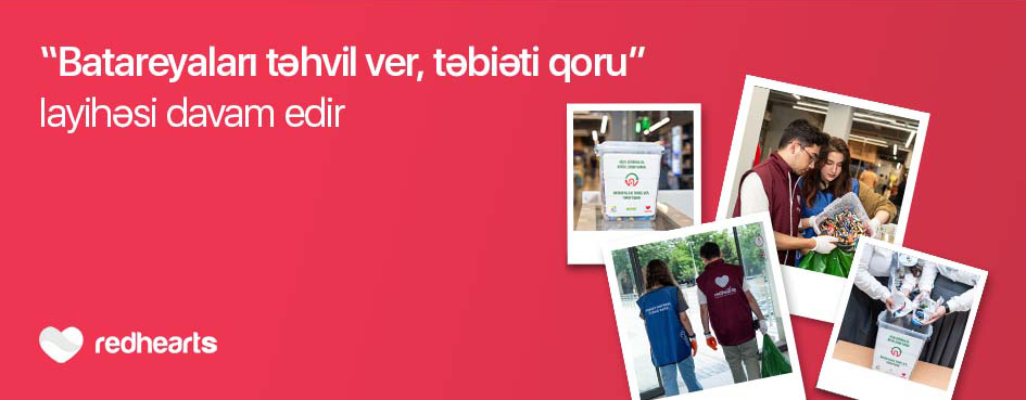96 kq işlənmiş batareya toplanaraq təhvil verilib