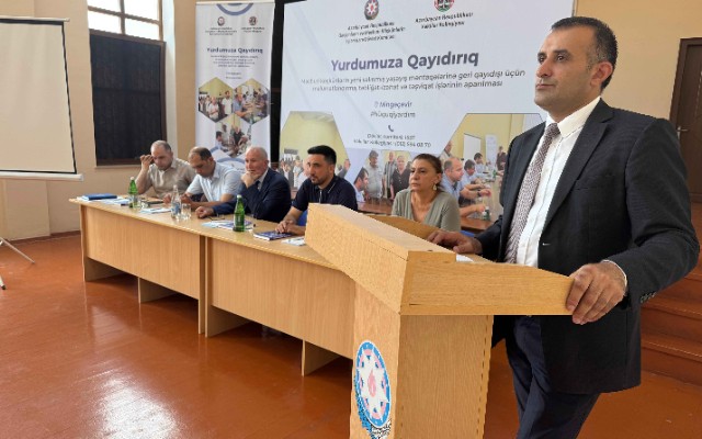 Keçmiş məcburi köçkünlər növbəti dəfə maarifləndirildi - GÖRÜNTÜLƏR