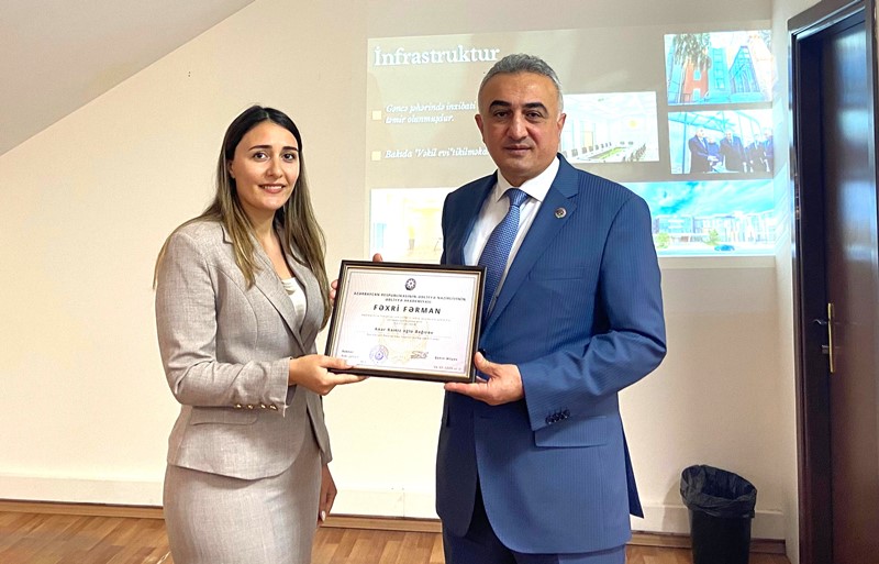 Vəkillər Kollegiyasının sədri təltif edilib