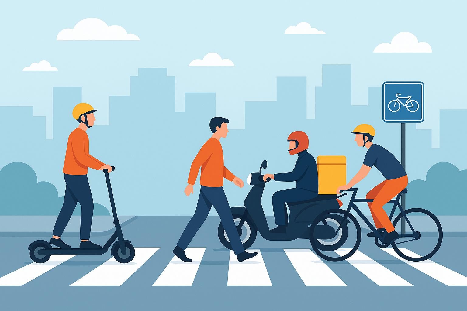 Skuter, moped və velosiped sürücülərinə xəbərdarlıq 