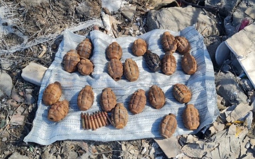 Abşeronda xeyli sayda F-1 qumbarası TAPILDI