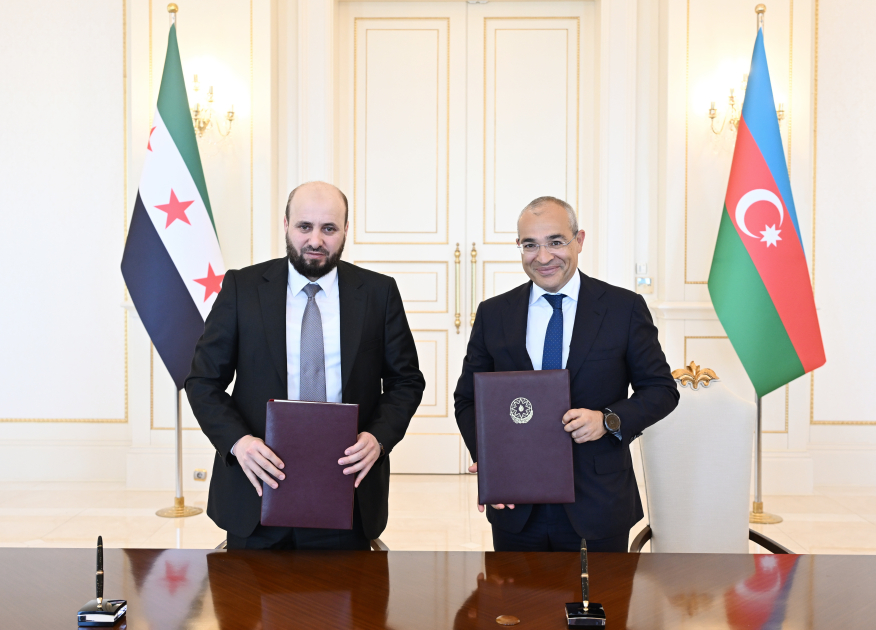 SOCAR-la Suriya Hökuməti arasında Memorandum imzalandı
