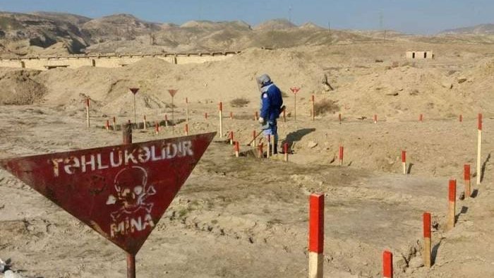 Azad olunmuş ərazilərin 30 faizi minalardan təmizlənib