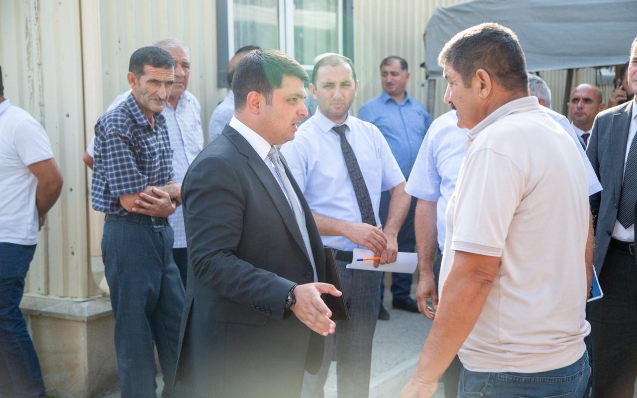Neftçalanın icra başçısı səyyar görüş keçirib - FOTOLAR