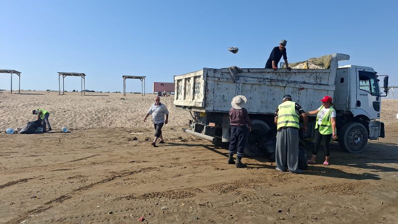 Çimərlikləri zibilləyənlər cəzalandırıldı