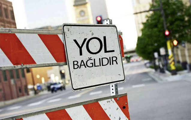 Bu küçədə hərəkət tam məhdudlaşdırılır
