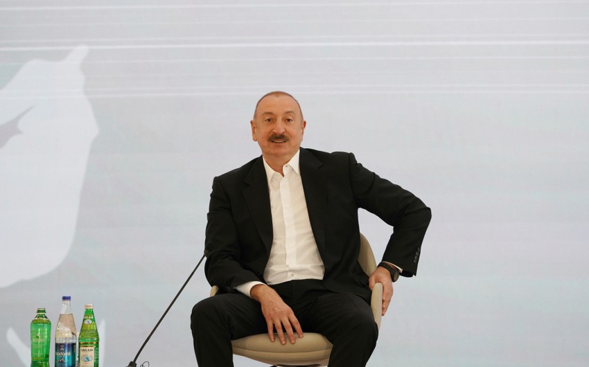 Prezident Xankəndidən PAYLAŞIM ETDİ