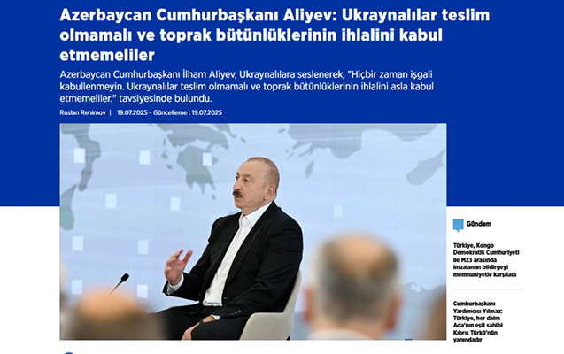 Dünya mediası İlham Əliyevin Forumdakı çıxışından YAZDI - FOTOLAR
