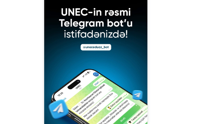 "UNEC Telegram Bot" istifadəyə verildi