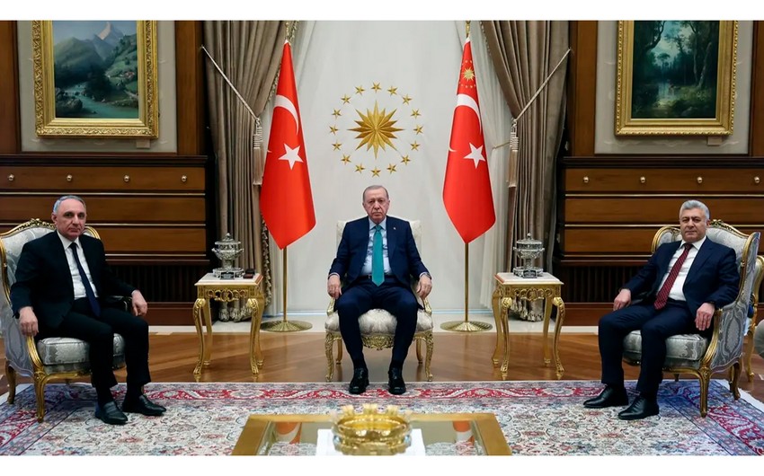 Ərdoğan Kamran Əliyevi qəbul etdi 