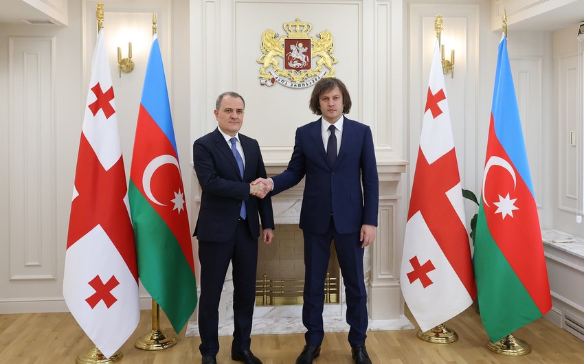 Ceyhun Bayramov Kobaxidze ilə görüşdü