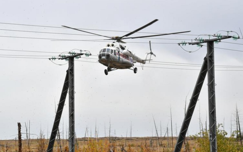 Ağdərədəki yanğının söndürülməsinə helikopter cəlb edildi