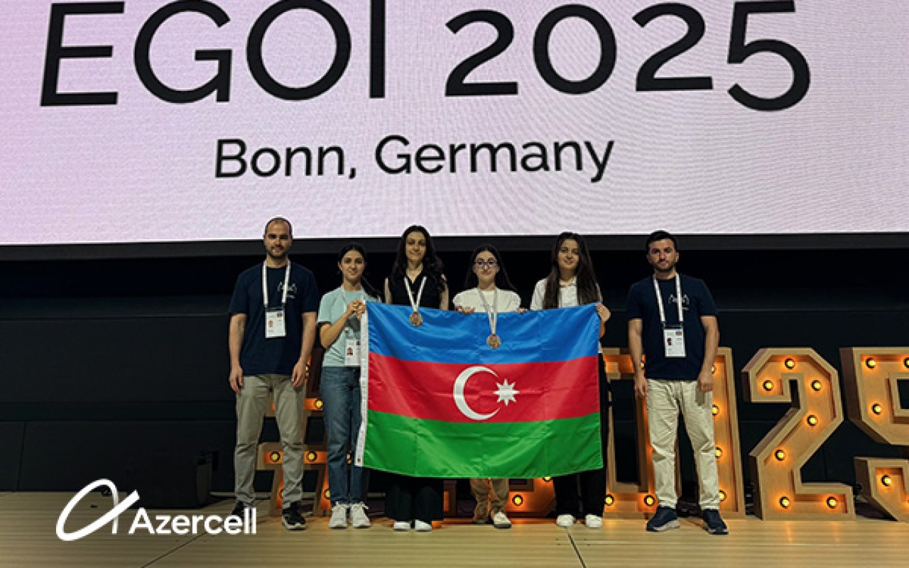 "Azercell"in dəstəklədiyi milli komanda EGOI-da uğur qazandı
