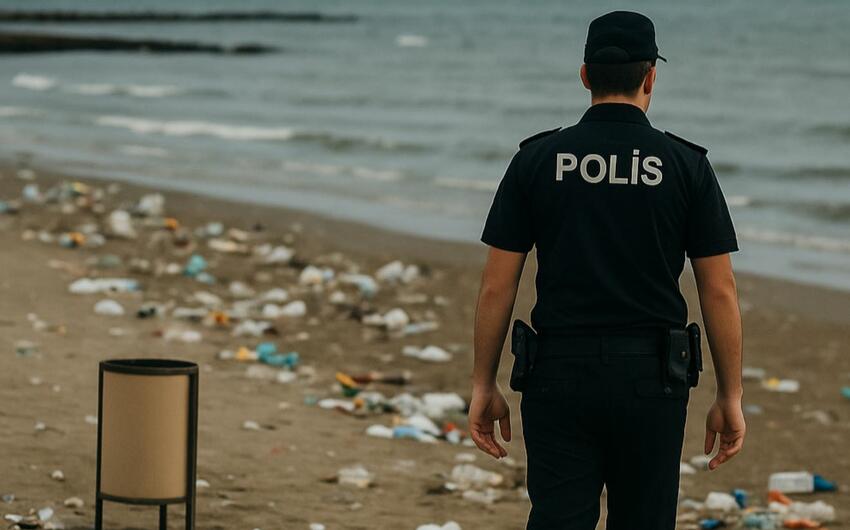 Sahilboyu əraziləri çirkləndirənlər CƏRİMƏLƏNDİ